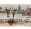Tapestry Christmas tablecloth Snow games