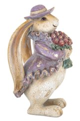 Veľkonočná dekorácia Rabbit vintage
