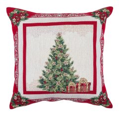 Tapestry Christmas pillowcase with motif Christmas tree 45x45 cm