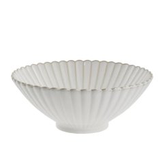 Large porcelain bowl Chrysanthemum beige 25 cm