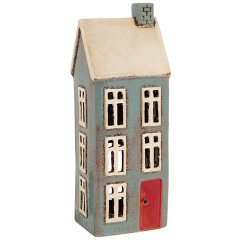 Ceramic candle holder House 28 cm