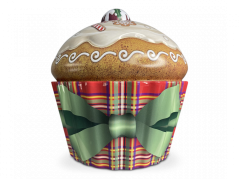 Tin box Christmas pudding