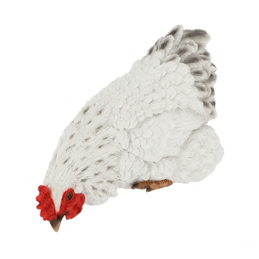 Garden figurine: White Hen