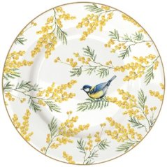 Súprava 4 porcelánových dezertných tanierov Mimosa 19 cm