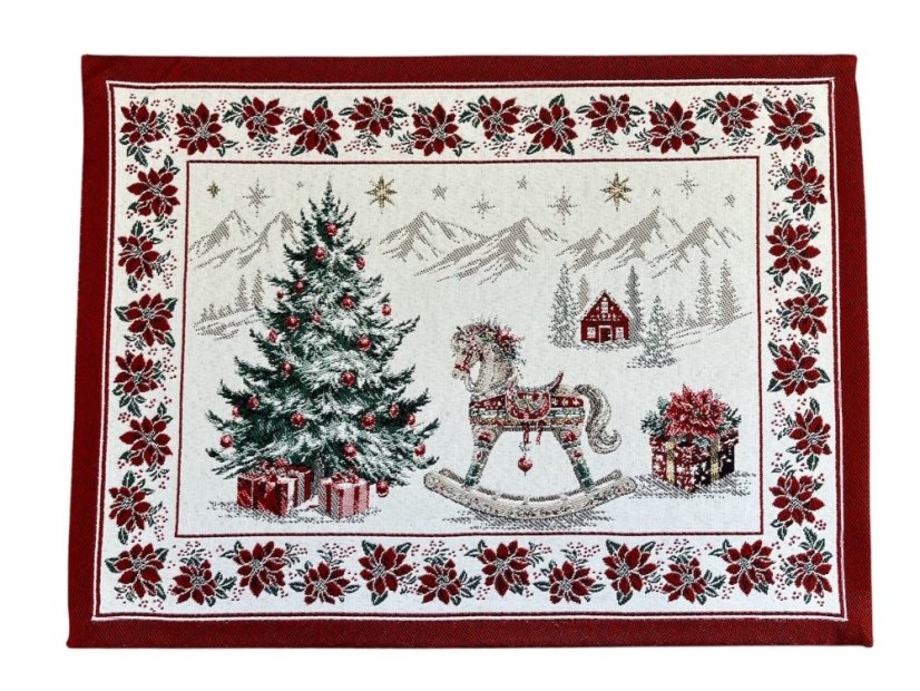 Vianočné žakárové prestieranie Magic of Christmas 35x45 cm