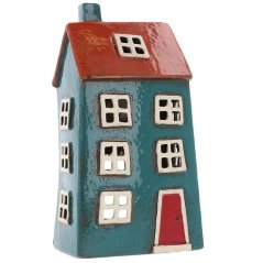 Ceramic candle holder House 26 cm