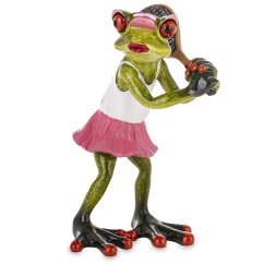 Soška Žaba Tenistka