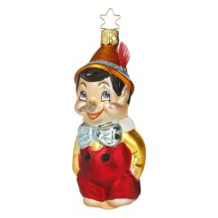 Sběratelská skleněná ozdoba na stromeček Pinocchio