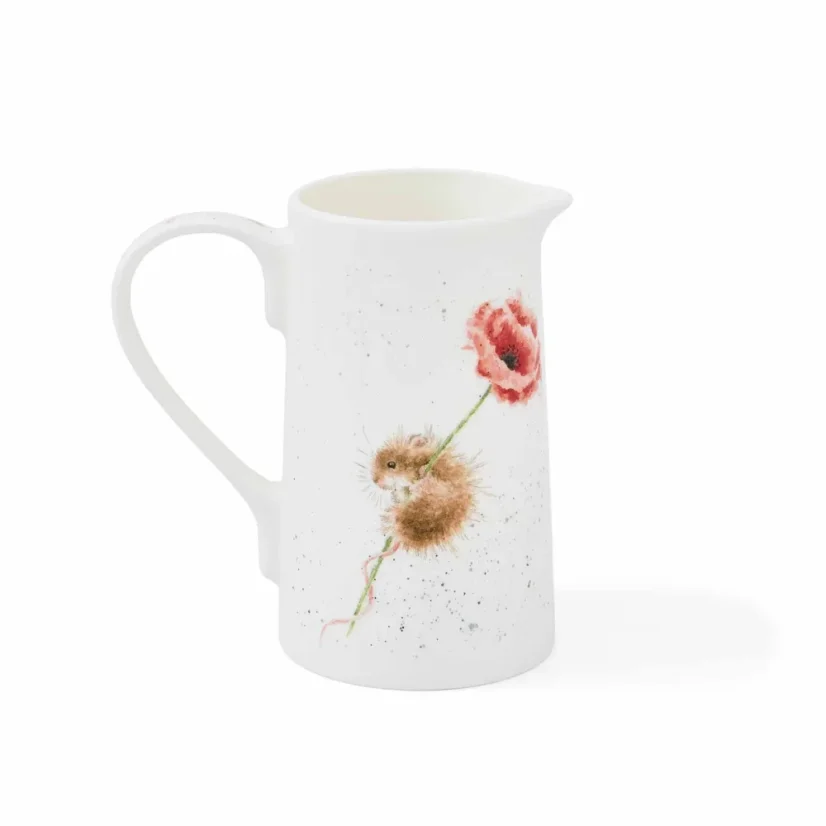 Porcelánový džbán Myška na makovej stopke 1130 ml