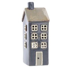 Ceramic candle holder House 15 cm