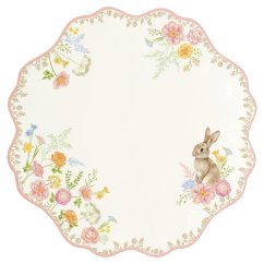 Porcelánová sada 2 tanierov Veľkonočný zajačik