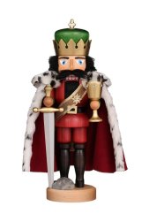 Sběratelská dřevěná figurka Louskáček Král Artuš 40 cm