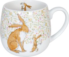 Porcelánový hrnček Hádaj, ako veľmi ťa milujem 400 ml