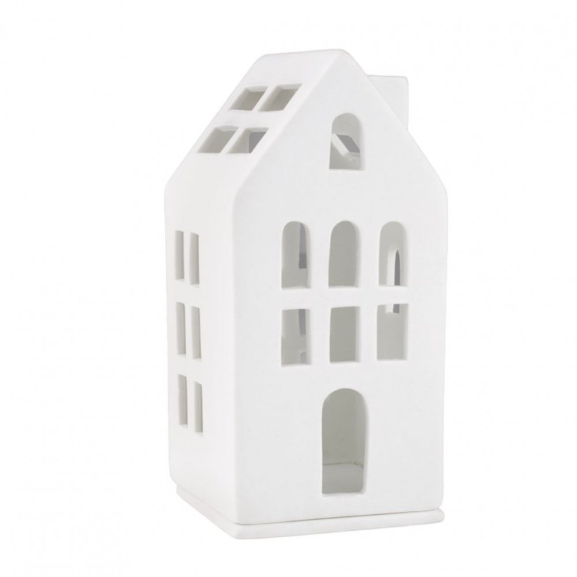 Porcelánový svícen Domek 13 cm