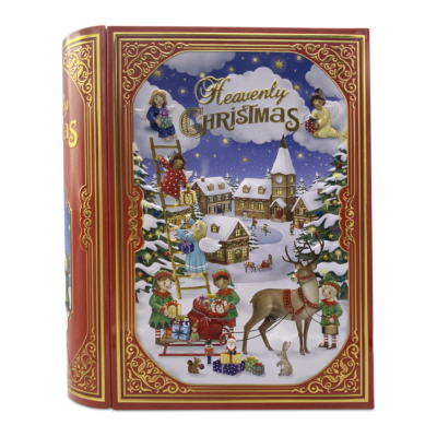 Blaszane pudełko Big Book Heavenly Christmas czerwone