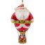 Sběratelská skleněná ozdoba na stromeček Santa Balón