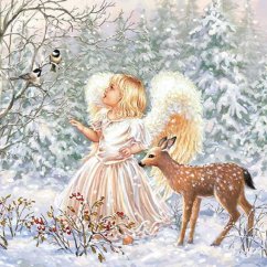 Christmas paper napkins Angel 20 pcs