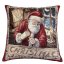 Gobelínový vánoční povlak na polštář s motivem Santova dílna 45x45 cm