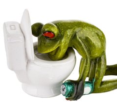 Socha opitého žabiaka