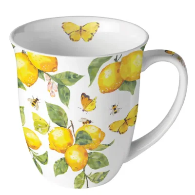 Porcelain mug Lemons 400 ml
