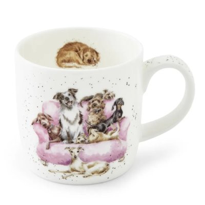 Porcelánový hrnček Psy 310 ml