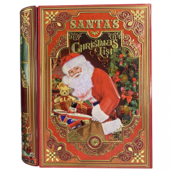 Plechová dóza Velká kniha "Santův seznam" Plechová dóza Velká kniha "Santův seznam"