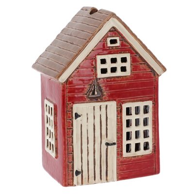 Ceramic candle holder House 18 cm