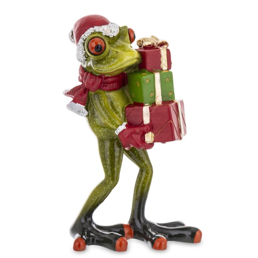 Soška Žaba s dárky