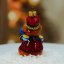 Collectible glass tree ornament Circus Bear