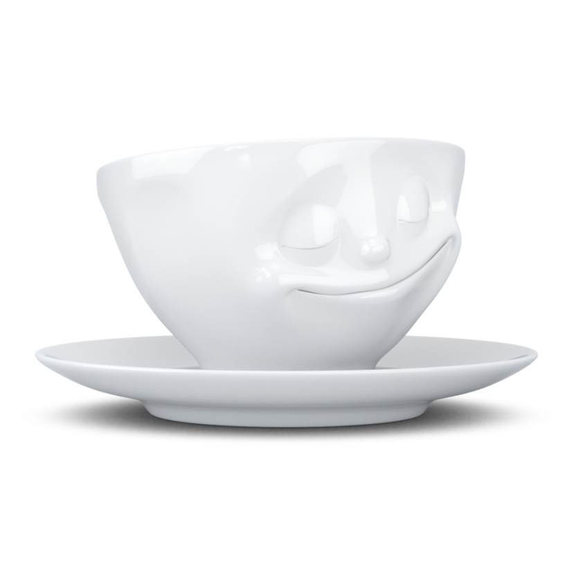 Hrnek na espresso s uchem "Zmatený", 80 ml