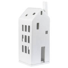 Porcelánový svícen Domek 18 cm
