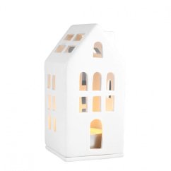 Porcelánový svícen Domek 13 cm