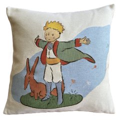 The Little Prince tapestry cushion cover, 45x45 cm
