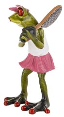 Soška Žaba Tenistka