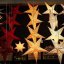 Beige poinsettia 9-point decoration 60 cm