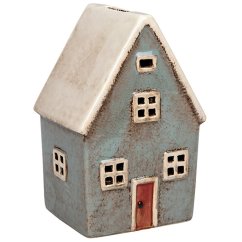 Keramický svícen Domek 15 cm