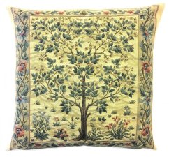 Gobelínový povlak na polštář Strom života, William Morris 45x45 cm