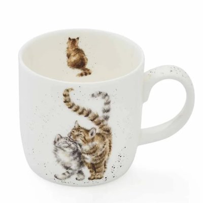 Porcelain mug Happy cats 310 ml