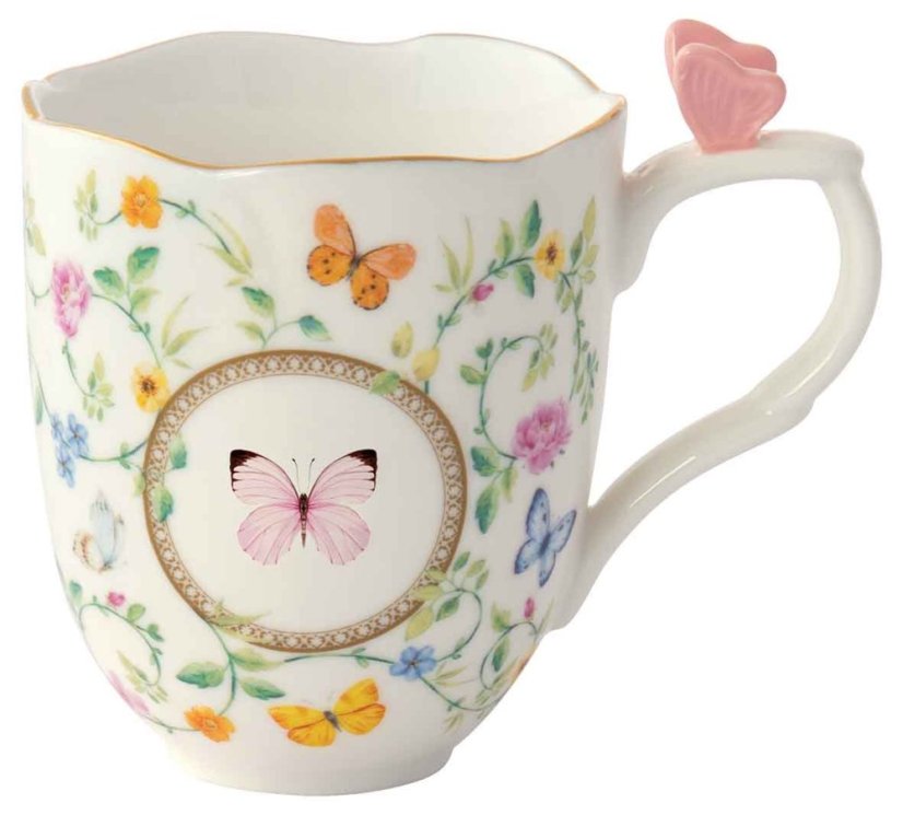Porcelánový hrnek Motýl 350 ml