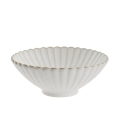 Porcelánová mísa Chryzantéma béžová 20 cm