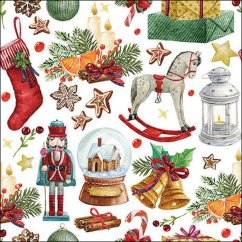 Christmas paper napkins Christmas decoration vintage 20 pcs