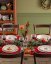Porcelain oval serving plate Christmas decorations 32 cm