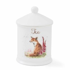 Porcelánová dóza na čaj Zvědavá liška