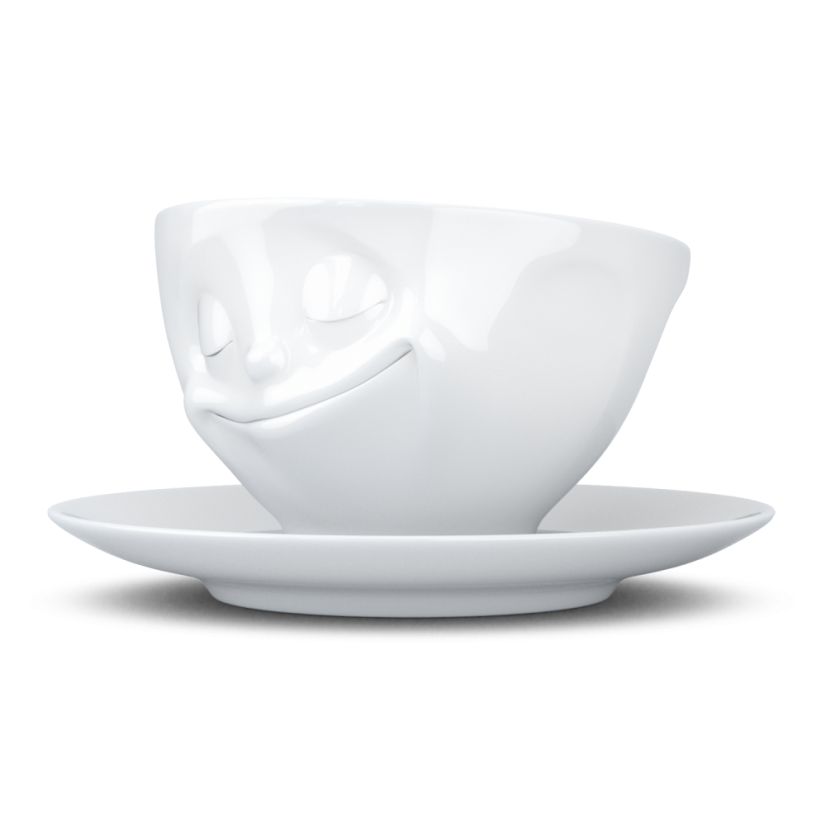 Hrnek na espresso s uchem "Zmatený", 80 ml