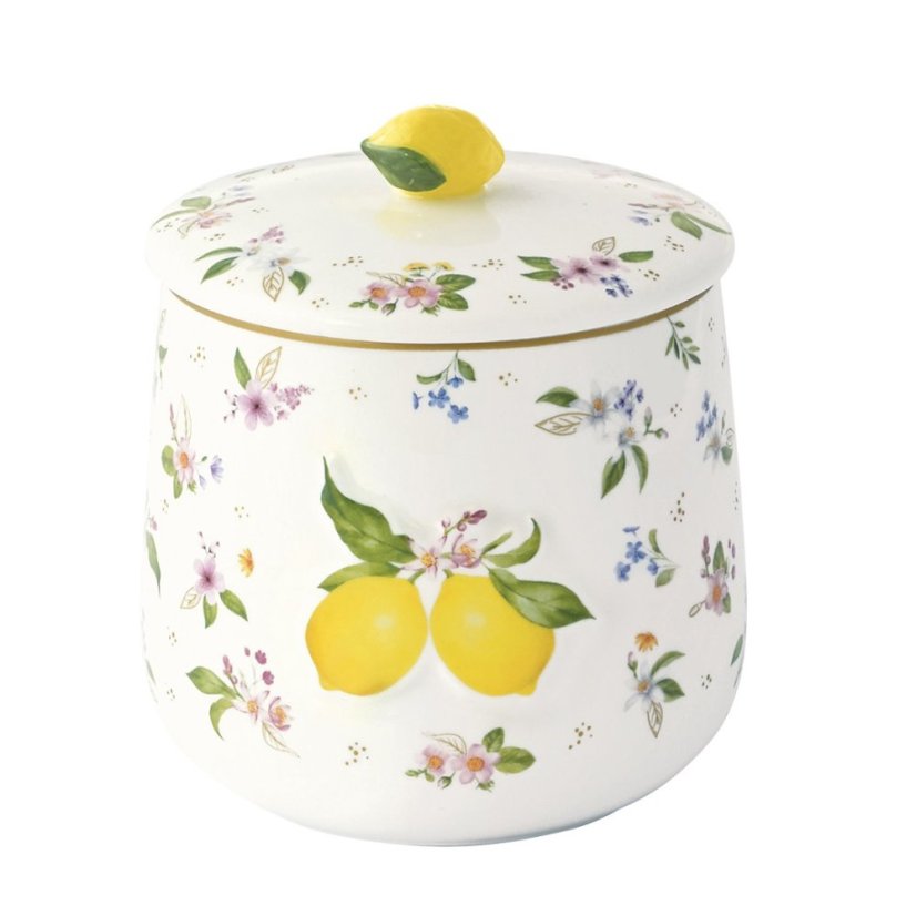 Porcelanowa cukiernica Cytryny