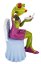 Soška Žaba Krasavice