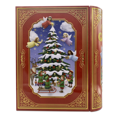 Blaszane pudełko Big Book Heavenly Christmas czerwone