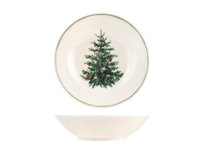 Stoneware Christmas dining set for 6 persons Merry Christmas 18 pcs