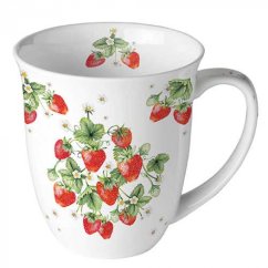 Porcelánový hrnek Jahody 400 ml