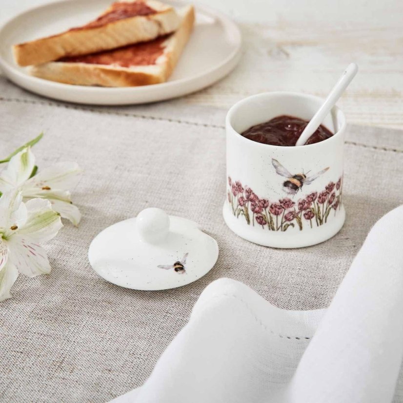 Porcelánová nádoba na med Čmelák